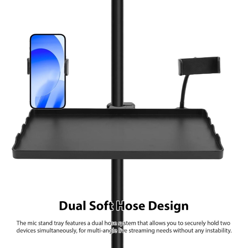 Desk Setup With Mic - Лоток для оборудования для прямой трансляции