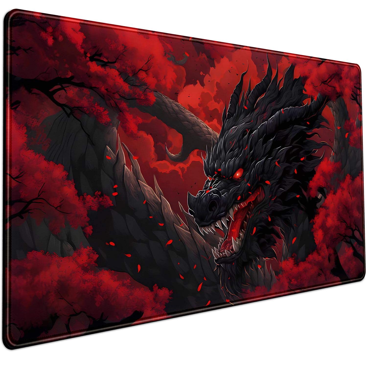 Desk Setup Red - Большой коврик для мыши Huge Dragon,