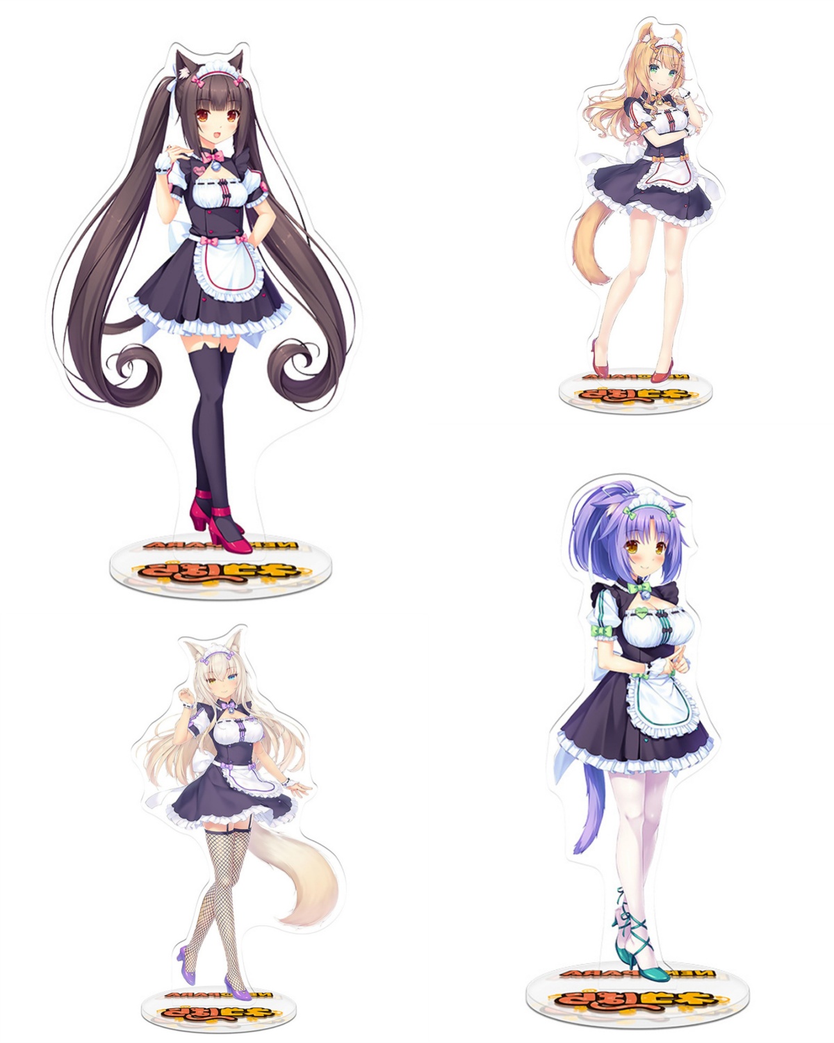 Desk Setup Cute - Аниме Nekopara Chocolat Vanilla Twin Sisters