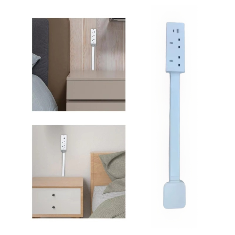 Power Strip Flat - Вращается на 180° ° Удлинитель электрической