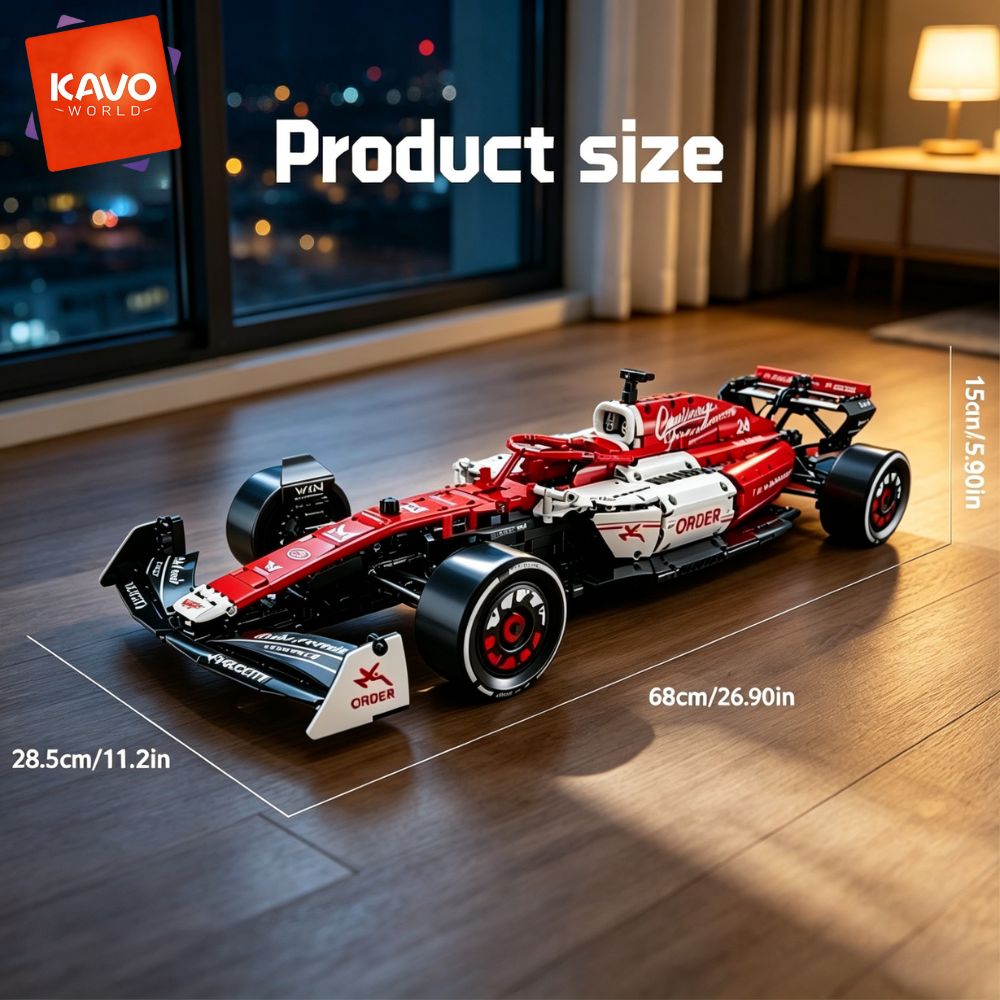 Конструктор KAVOWORLD Formula  – обзор и цена Desk Setup Red