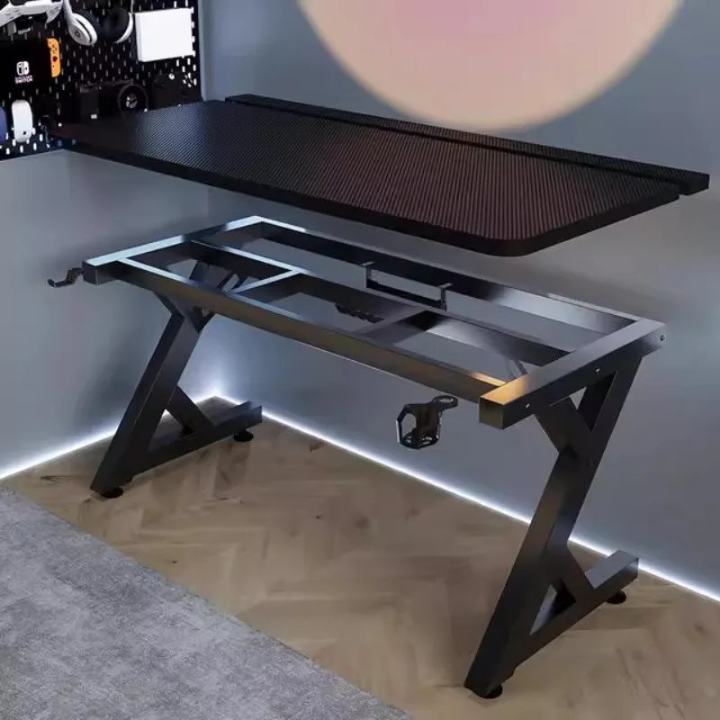 Q Минималистичный черный дизай – обзор и цена Desk Setup No Computer