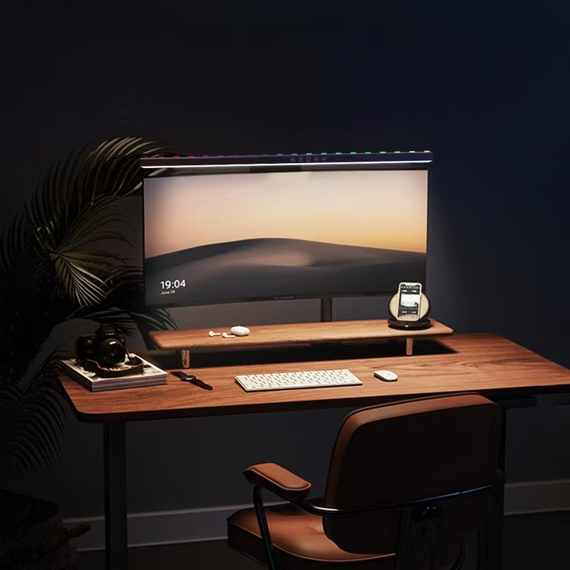 Подвесная настольная лампа со  – обзор и цена Desk Setup No Computer