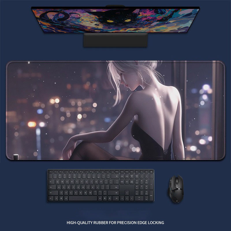 Игровой коврик для мыши и клав – обзор и цена Desk Setup Red