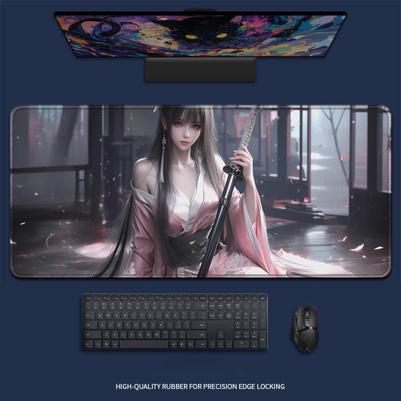 Игровой коврик для мыши и клав – обзор и цена Desk Setup Red
