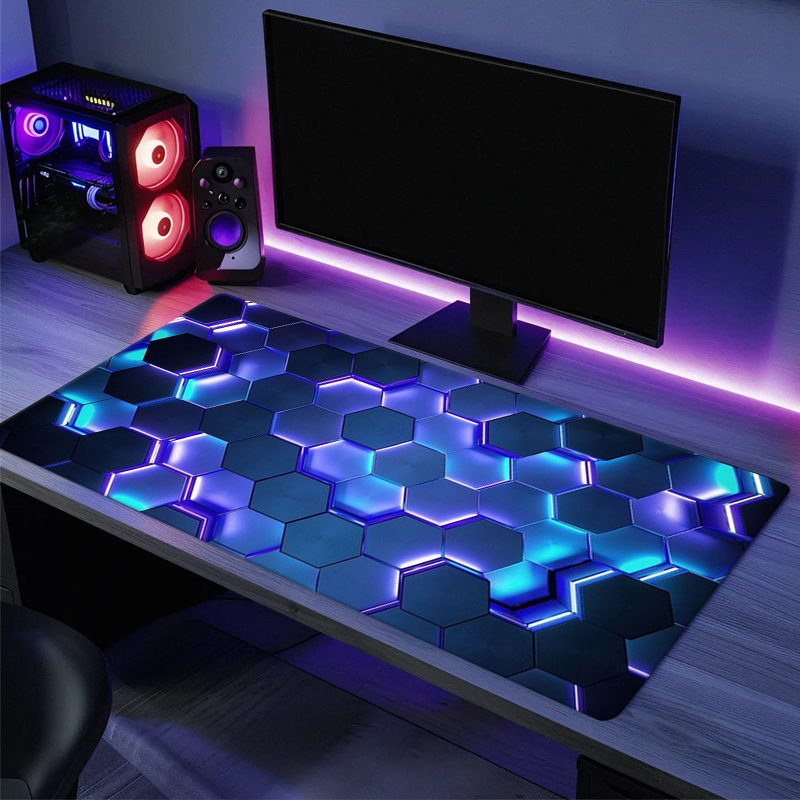 Большой игровой коврик для мыш – обзор и цена Desk Setup Red