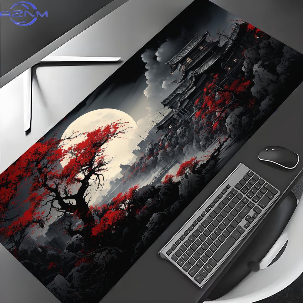 Красно-черный коврик для мыши  – обзор и цена Desk Setup Red