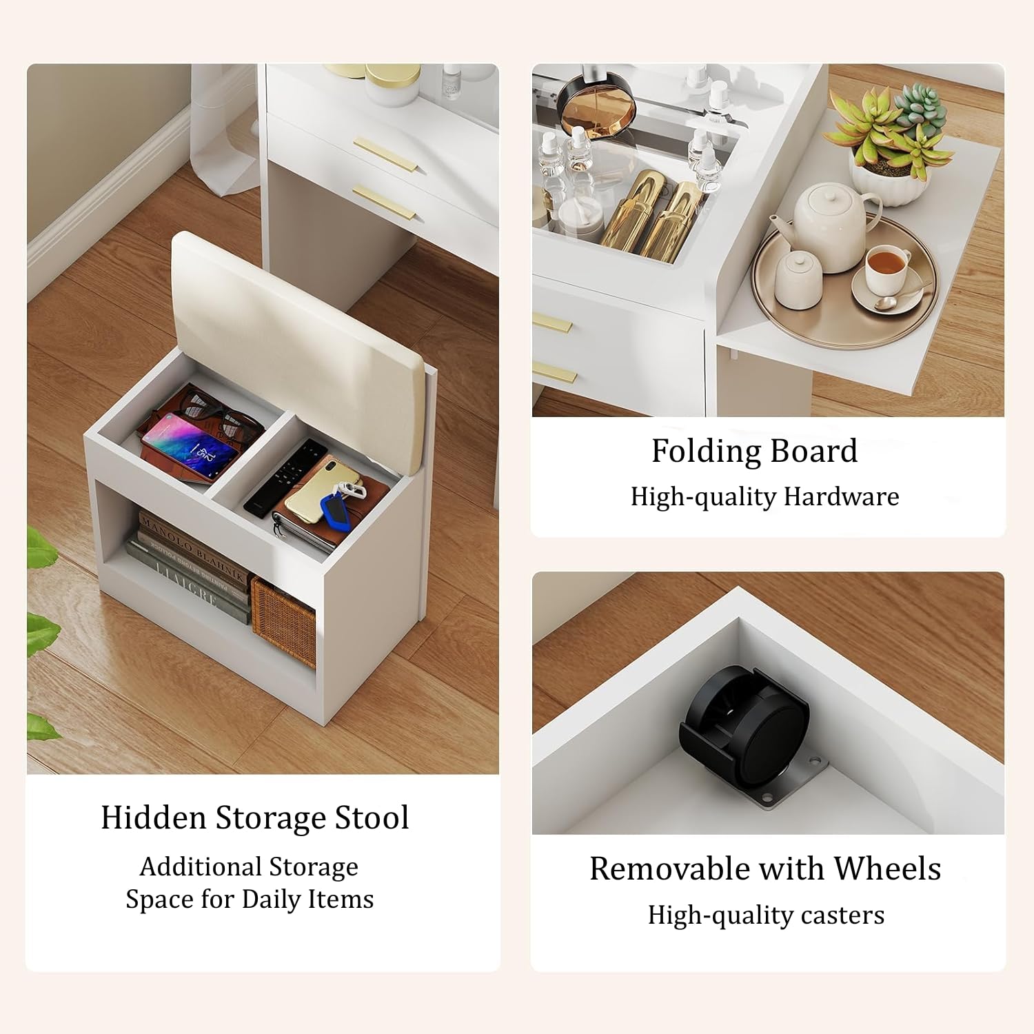 Маленький туалетный столик со  – обзор и цена Desk Setup In Small Bedroom