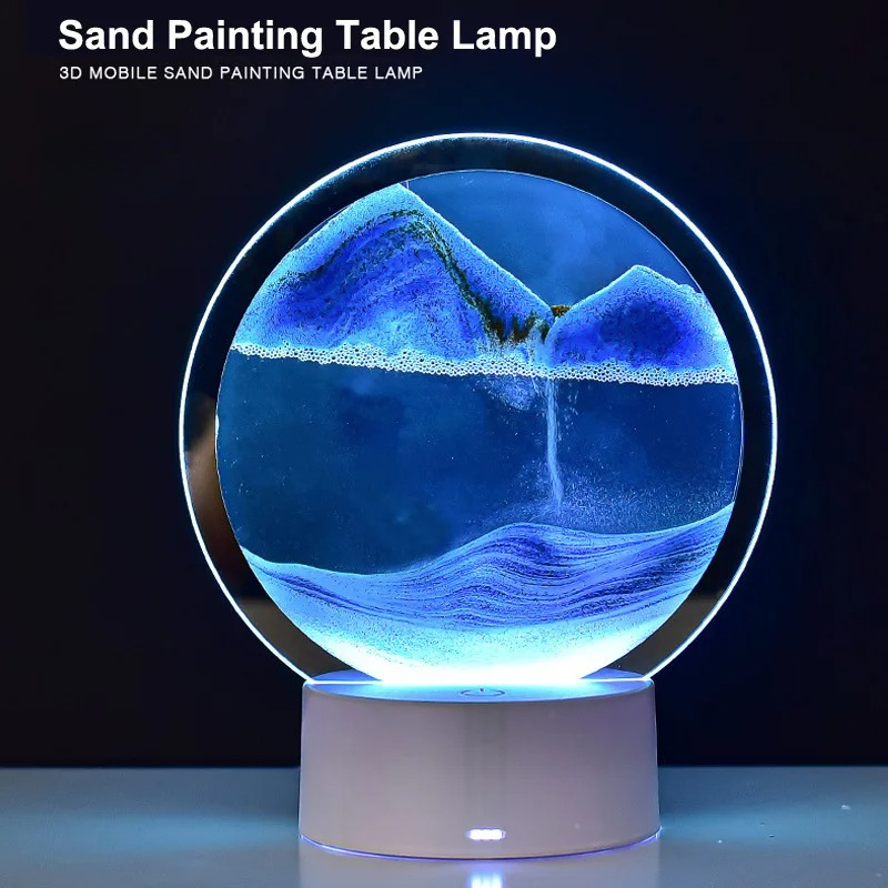3D-ночник с динамическим песко – обзор и цена Desk Setup Nature